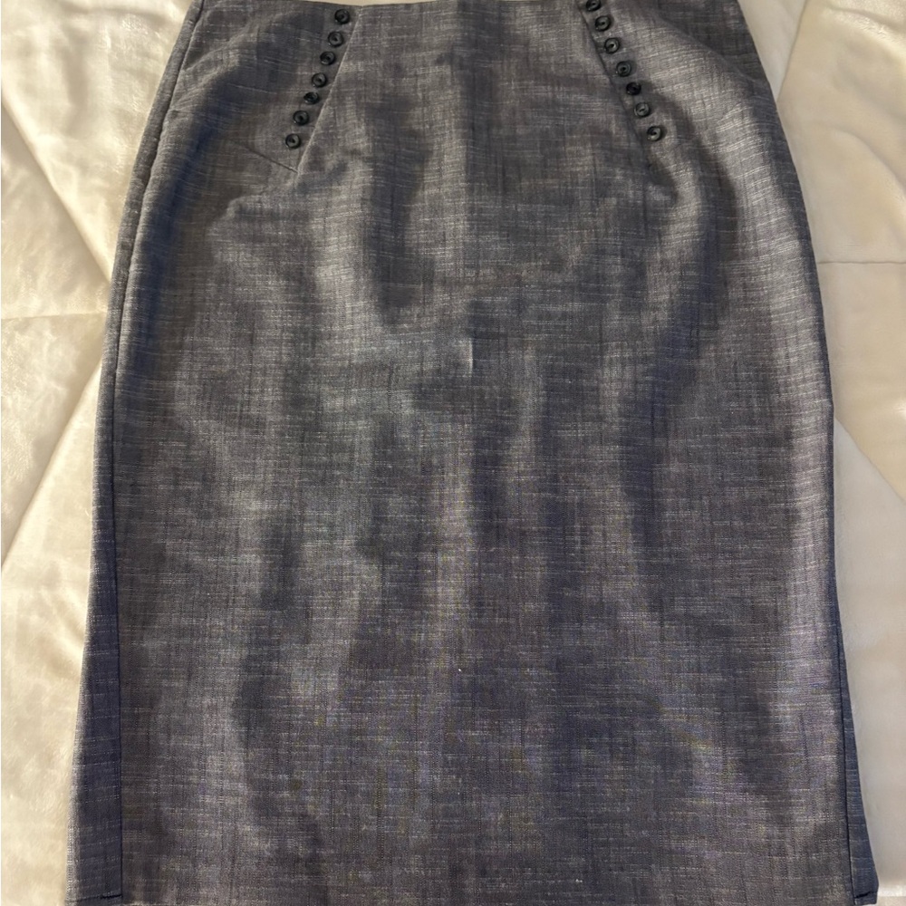 Byer California Charcoal Pencil Skirt